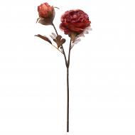 Цветок искусственный Пион 55 см темно-розовый Девилон