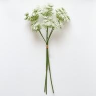 Растение искусственное Фенхель 45 см 6 цветков белый Девилон