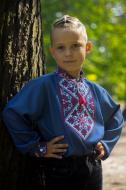 Вышиванка для мальчиков Galychanka Говерла р.146 голубой Bsh-42ls Вышиванка для мальчиков Galychanka Говерла р.146 голубой Bsh-42ls