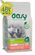 Корм сухой для средних пород OASY OAP ADULT Medium/Large лосось 18 кг