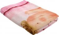 Полотенце пляжное Yoga Поза Потягуси 70x140 см розовый Gapchinska