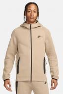 Джемпер Nike M NK TCH FLC FZ WR HOODIE FB7921-247 р.XL бежевый