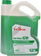Антифриз TEMOL Extra -42°C G11 готовый 5 кг зеленый Антифриз TEMOL Extra -42°C G11 готовый 5 кг зеленый