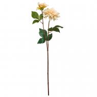 Цветок искусственный Георгина 60 см розовато-белая Девилон