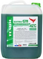 Антифриз TEMOL Extra -42°C G11 готовый 10 кг зеленый Антифриз TEMOL Extra -42°C G11 готовый 10 кг зеленый