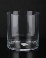 Ваза скляна Цилиндр 20 см 20 см прозора