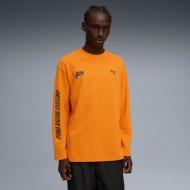 Футболка Puma FUTURE.PUMA.ARCHIVE Waffle Relaxed Long Sleeve Tee 63207726 р.L оранжевый