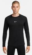 Футболка Nike M NP TOP WARM LS CREW FB7982-010 р.2XL черный