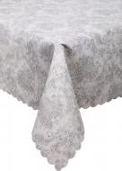 Скатертина Simfoni Версаль 140x180 см сірий Прованс