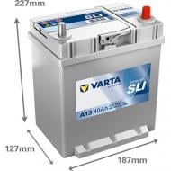 Аккумулятор автомобильный Varta 40Ah 330A 12V «+» справа (540126033)