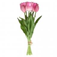 Букет тюльпан 34 см 5 шт. розовый Девилон