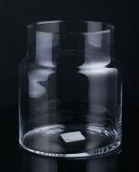 Ваза стеклянная Банка 17x19,5 см 19,5 см прозрачная Ваза стеклянная Банка 17x19,5 см 19,5 см прозрачная