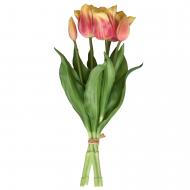 Букет тюльпан 34 см 5 шт. желто-красный Девилон