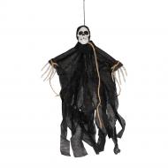 Декор Черный призрачный скелет 44 см