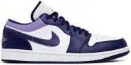Кроссовки мужские демисезонные Jordan AIR 1 LOW 553558-515 р.42,5 фиолетовые