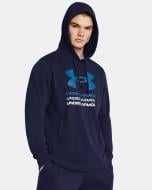 Джемпер Under Armour UA RIVAL TERRY GRAPHIC HOOD 1386047-410 р.S синій