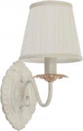 Бра Arte Lamp Felicita 1x60 Вт E14 белый с золотистым A2065AP-1WG