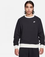 Свитшот Nike M NK CLUB BB RAGLAN CREW FV5378-010 р.S черный