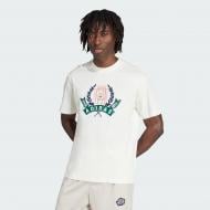 Футболка Adidas GRAPHIC LO SS T JX8158 р.M бежевый
