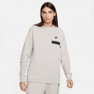 Свитшот Nike M NK TECH LS TOP FD9880-012 р.S серый Свитшот Nike M NK TECH LS TOP FD9880-012 р.S серый