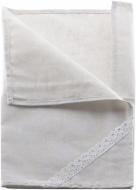 Салфетка Прованс White Rose с кружевом 35x45 см белый с бежевым