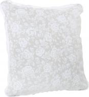 Наволочка декоративная White Rose 40x40 см бежевый Прованс