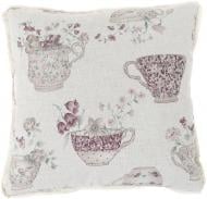 Наволочка декоративная Cups 40x40 см бежевый Прованс