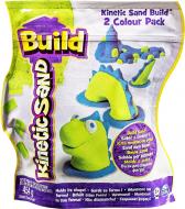 Песок для детского творчества Wacky-Tivities Kinetic Sand Build зеленый голубой 71428GrB