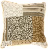 Наволочка декоративная Patch work 40x40 см бежевый Прованс