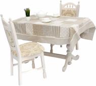 Скатерть Patch work с кружевом 140x140 см Прованс