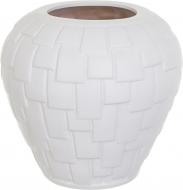 Ваза керамическая Roof 18х18 см 18 см белая