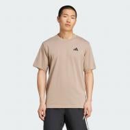 Футболка Adidas TR-ES FR T JW7438 р.M коричневий