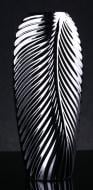 Ваза керамическая Feather 17х14,4х36,3 см 36,3 см серебрянная