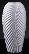 Ваза керамическая Feather 15,7х12,3х30,8 см, белая 30,8 см