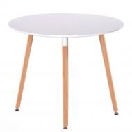 Стол обеденный Мікс Меблі Сириус x750мм белый/натуральный