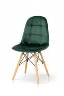 Стілець обідній Мікс Меблі Джастін зелений / натуральний