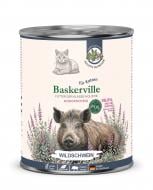 Корм влажный беззерновой для кошек с чувствительным пищеварением Baskerville Prebio дикий кабан 800 г