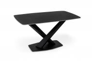 Стол обеденный Мікс Меблі Бинго 1400x800x760мм черный/черный
