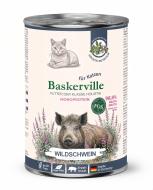 Корм вологий беззерновий для котів з чутливим травленням Baskerville Prebio дикий кабан 400 г