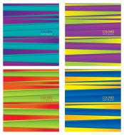 Комплект тетрадей цветной микс 96 л линия 8 шт./уп. (4 дизайна) Мечты сбываются