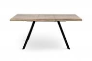 Стол обеденный Мікс Меблі Метрополь 1200(1600)x800x760мм натуральный/черный