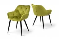 Кресло Мікс Меблі Парадиз А0055039 оливковый / черный Кресло Мікс Меблі Парадиз А0055039 оливковый / черный