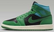 Кроссовки женские демисезонные Nike AIR 1 MID BQ6472-033 р.40 зеленые
