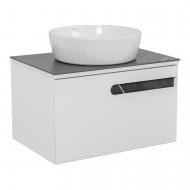 Тумба подвесная Aqua Rodos OSTIN (белый мат) со столешницей серый мрамор 70 см и умывальником One АР000063559 Тумба подвесная Aqua Rodos OSTIN (белый мат) со столешницей серый мрамор 70 см и умывальником One АР000063559