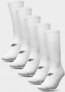 Шкарпетки 4F 4FSS23USOCM146-10S р.39-42 білий 5 пар шт.