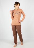Пижама женская Roksana Sleepy Owl №1302/16117 р. 44 капучино