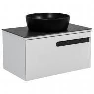 Aqua Rodos "OSTIN" (білий мат) зі стіл. сірий мармур 80 см (конс.)