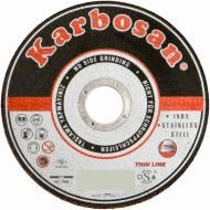 Круг отрезной по нержавеющей стали Karbosan 180x1,9x22,2 мм