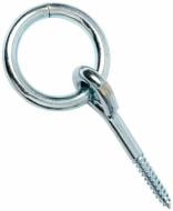 Винт с O-крюком 35728 ЦБ 10x70 мм 2 шт. белый цинк snapt