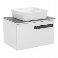 Тумба подвесная Aqua Rodos "OSTIN" (білий мат) зі стіл. сірий мармур 70 см (конс.) Тумба подвесная Aqua Rodos "OSTIN" (білий мат) зі стіл. сірий мармур 70 см (конс.)